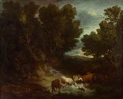 Thomas Gainsborough The Watering Place (mk08) oil painting picture wholesale